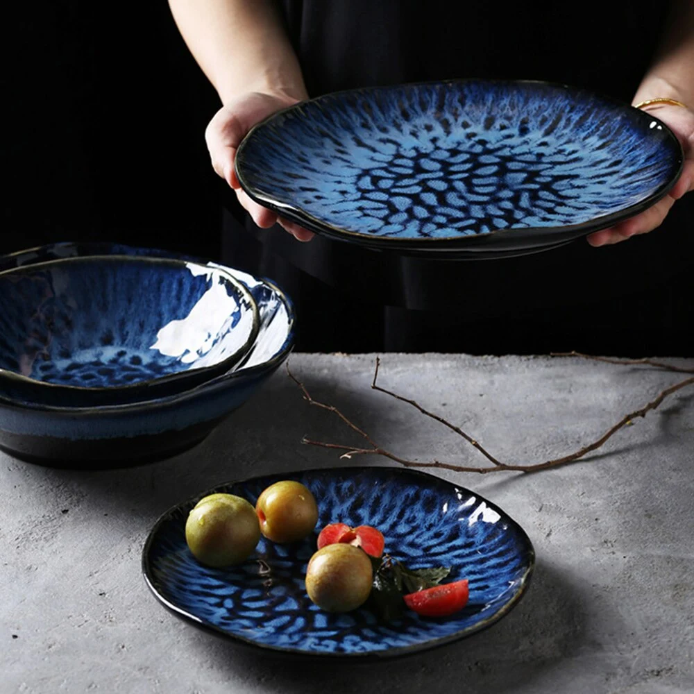 Title 4, Creative ceramic Western dish pasta steak plate...