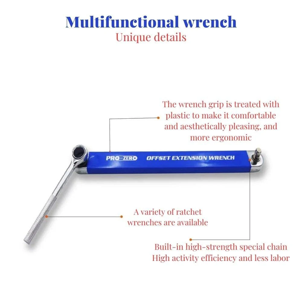 Title 1, Multi-function Lengthened Wrench for Machine Ma...