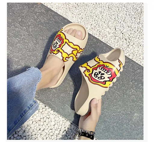 Title 6, Mens Platform Slippers Trendy Sandals Outdoor ...