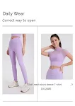 Intimo senza usura Zero Sense, pantaloni yoga monopezzo. Comfort totale e libertà di movimento per yoga e attività fisica. — foto 2