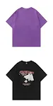 Men's And Women's Printed Summer White Round Neck T-shirt — photo 2