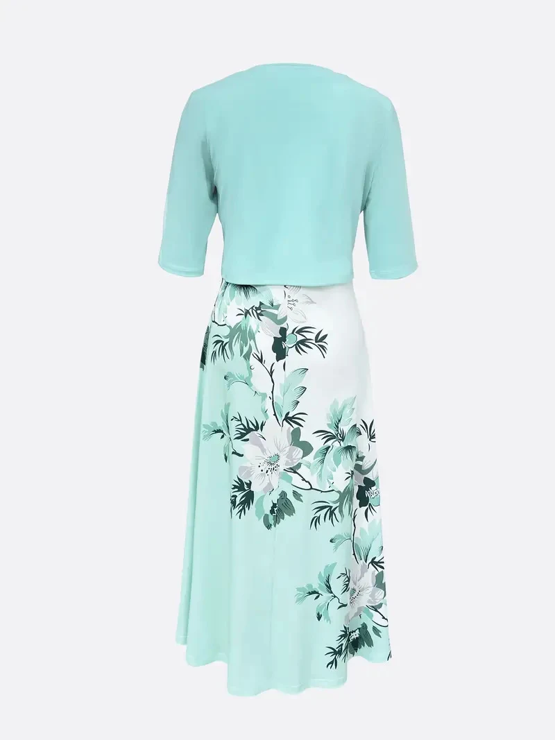 Title 22, Conjunto de duas peças de vestido de moda estam...