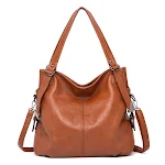 Bolso Diagonal Mujer Hombro Único Cuero Suave Cremallera Grande y Portátil, Perfecto para Llevar Todo con Estilo y Comodidad — foto 5