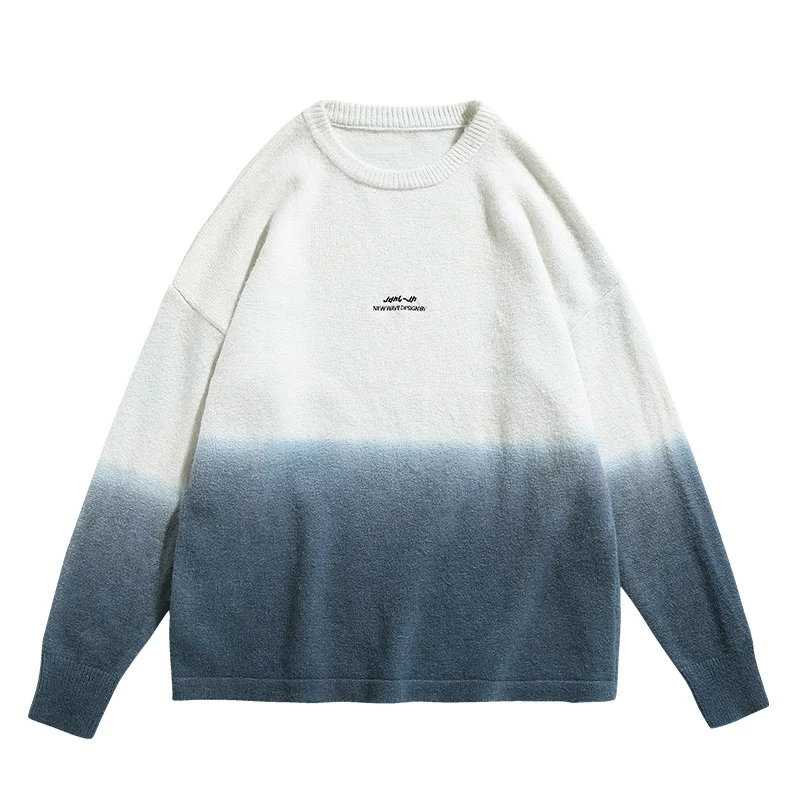 Title 5, Loose alpaca embroidered sweater, offering warm...
