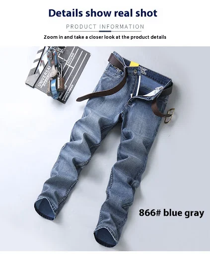 Title 5, Korean Style Straight Slim Stretch Business Cas...