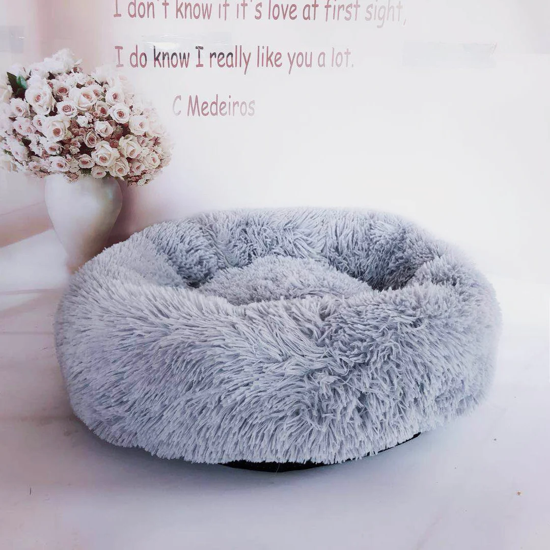 Soft Thick Cotton Plush Round Pet Bed, Provides Cozy Comfort and Warmth for Dogs and Cats, Washable Design, Perfect for — photo 22