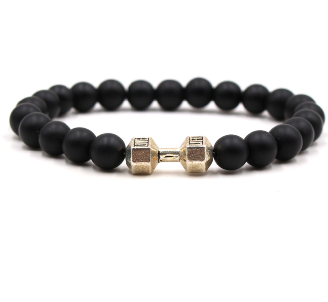Pedras Vulcânicas Pretas Foscas de 8mm para Pulseiras de Aromaterapia. Equilíbrio e Bem-Estar Natural. — foto 8