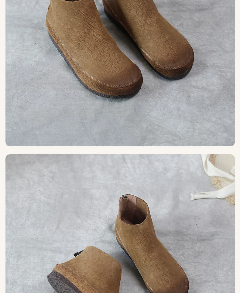 Women's Leather Short Boots Slimming. Stylish, Elegant Ankle Boots for Women, Designed to Slim Legs and Provide a Flatte — photo 6