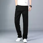 Jeans de hombre holgados rectos talla grande para comodidad y estilo. Ajuste relajado perfecto para un look casual y moderno en cualquier ocasión. — foto 11