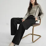 Autumn and Winter Thick Suit Woolen High Waist Slimming Drooping Straight Loose Casual Pants for comfortable style and f — photo 11