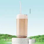 Portable Water Toothpick with Top Cover Mirror Design USB Charging for Effective and Convenient Oral Hygiene — photo 1