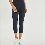 High waist tights sports pants for women, running fitness leggings, quick-drying nine-pants, high elastic yoga trousers — photo 16