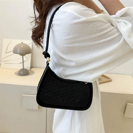 Title 4, Borsa a spalla casual fashion, stile Western, c...