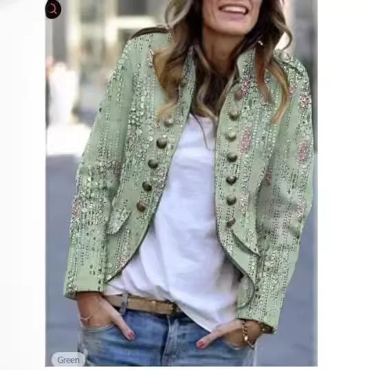 Fastener Decoration Stand Collar Long Sleeve Solid Color Cardigan Woolen Stylish and Comfortable Layering Piece for Ever — photo 7