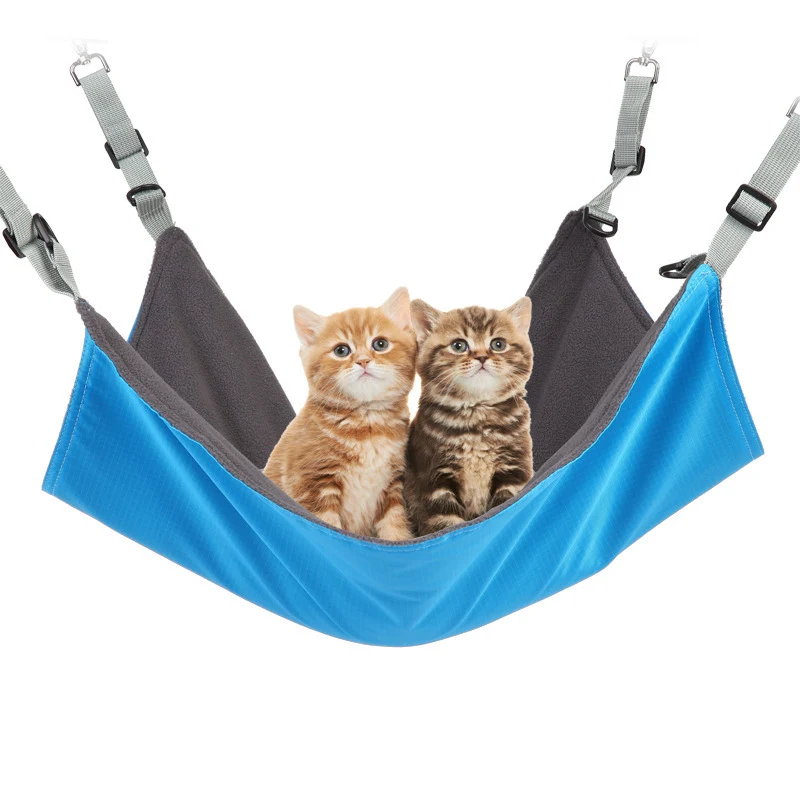 Small Cat and Dog Hanging Hammock, Four Seasons Use, Plush and Waterproof Nylon Layer, Perfect for Hanging Small Pets. — photo 4