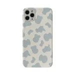 Light blue cow print