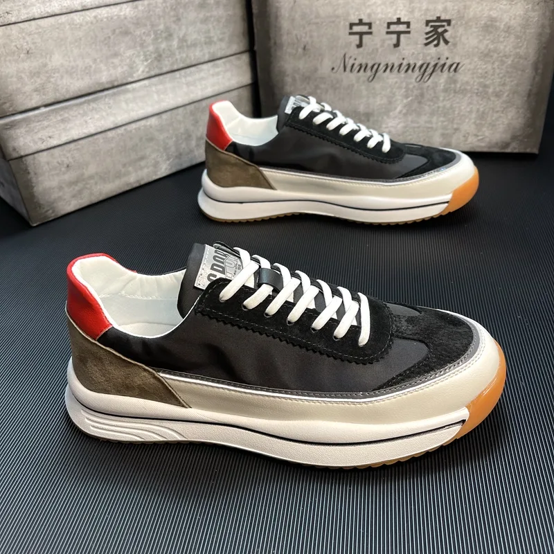 Chaussures Daddy Style Coréen en Toile Blanche, Tendance All-Match pour Sport et Loisirs, Confortables et Polyvalentes, Idéales pour le Quotidien. — photo 4