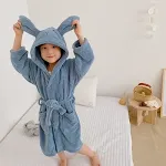 Bathrobe light blue