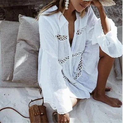 Camisa folgada corta-vento para lazer e férias. Leve e respirável, ideal para viagens e relaxamento. Perfeita para aproveitar momentos de lazer e descanso. — foto 2