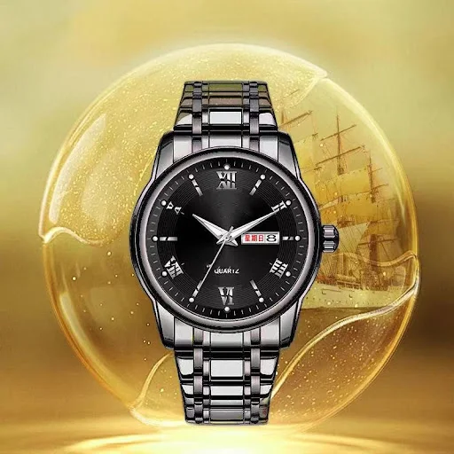 Title 14, Reloj automático para hombre, luminoso, sumergi...