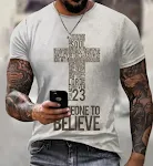 Heren Creatieve Casual 3D Digitaal Bedrukte T-shirt met Korte Mouwen Comfortabele pasvorm en stijlvol design perfect voor de zomer — foto 1