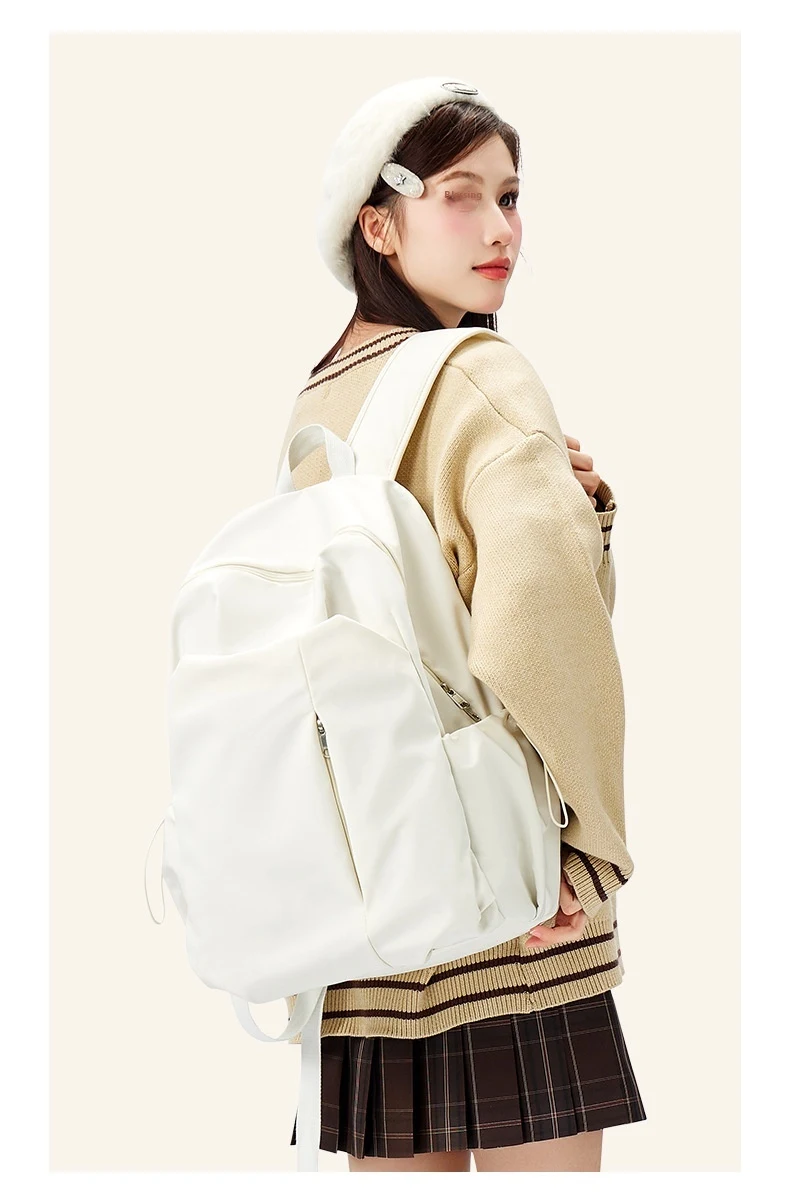 Mochila escolar para estudantes de ensino médio, ideal para lazer e viagens ao ar livre, com amplo espaço, resistente e confortável. — foto 21
