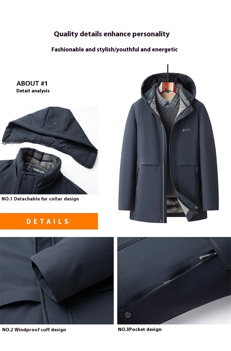 Title 2, Winter Warm Leisure Graphene Cotton-padded Jack...