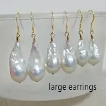 Large earrings