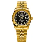 Gold and black
