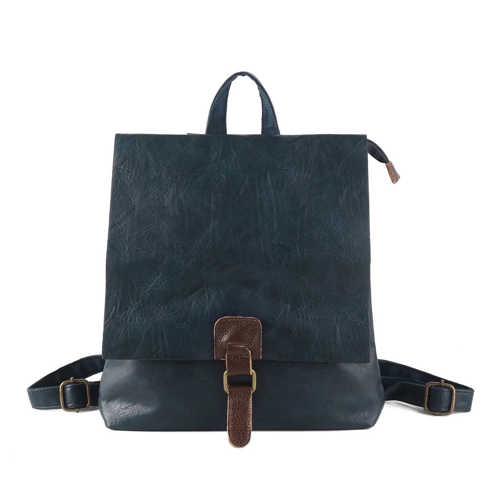 Retro Large Capacity Multifunctional Leather Backpack Perfect for Travel and Daily Use Classic Design Spacious and Durab — photo 6