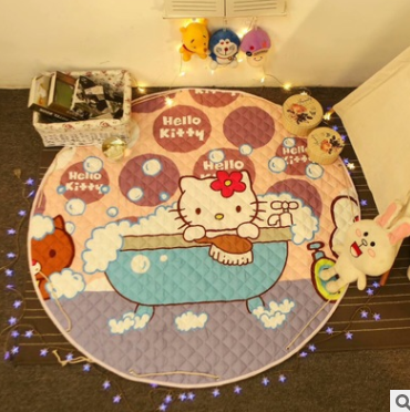 Explosion models cotton car storage mat, round children's toy mat, outing climbing mat storage bag. Keeps toys organized — photo 25