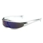 Silver Electroplated Dolphin Men's Outdoor Sports Cycling Sunglasses for enhanced vision and protection during your cycl — photo 9