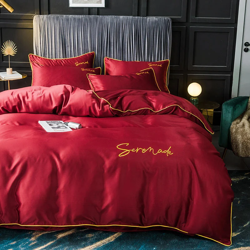 Novo Jogo de Cama Serenade de Seda Lavada Quatro Peças proporciona conforto e suavidade luxuosos para noites de sono tranquilas. — foto 10