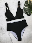 Explosive solid color sexy bikini to make a statement. Enjoy the sun and the beach with this flattering swimwear that bo — photo 4