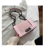 Retro Krokodilpatroon Kleine Vierkante Tas Ins Populaire Modeketting Schoudertas Diagonaal Compact en Modieus Draagcomfort — foto 2
