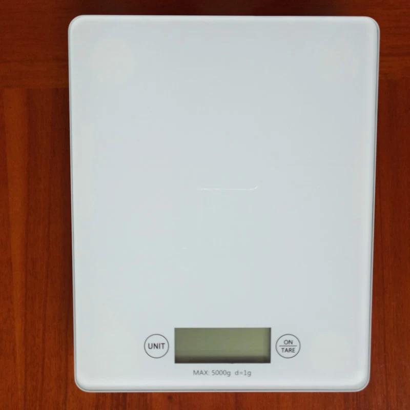 Elektronska kuhinjska vaga od nerđajućeg čelika na baterije. Precizno merenje za hranu, dijete i kućnu upotrebu. — foto 5