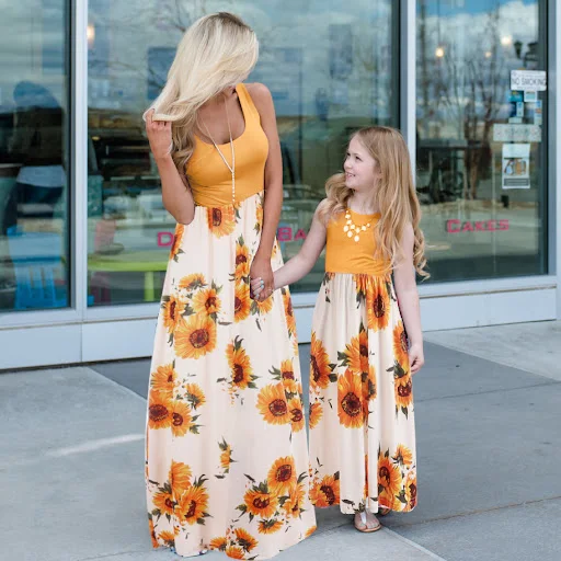 Title 3, Womens Stitching Vest Dress Parent-child Cloth...