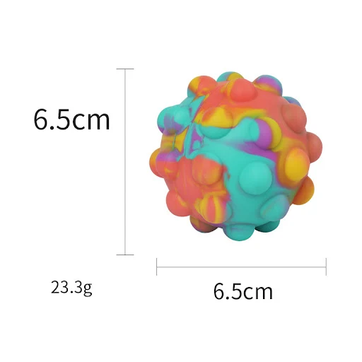 Title 7, 3D Decompression Ball Silicone Decompression Ve...
