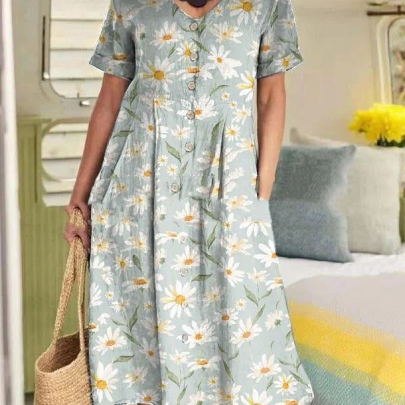 Title 6, Womens Clothing Print Pocket Shirt Dress A Com...