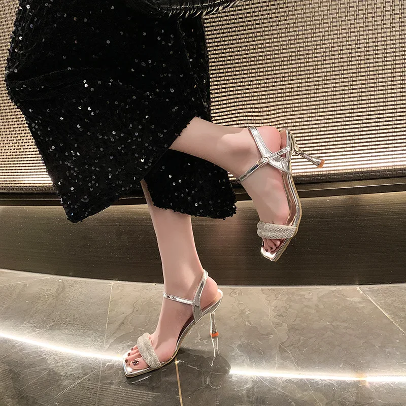 Title 3, Womens Solid Color Stiletto Sandals Elevate yo...