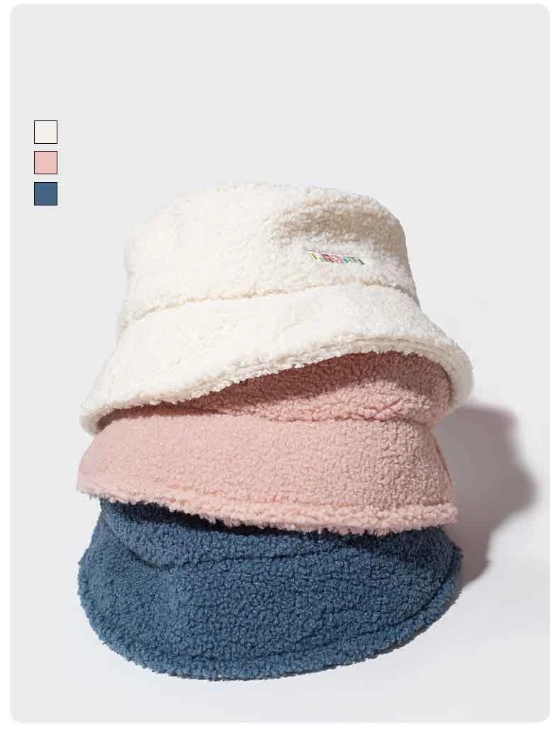 Title 5, Female lamb hair ear protection fisherman hat, ...