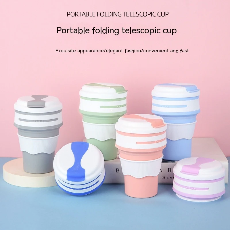 Title 1, Outdoor Travel Portable Silicone Folding Coffee...
