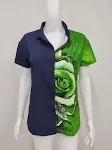 Fashionable Women's Fit Double Color Matching Lapel Shirt, designed for a stylish and comfortable fit, perfect for any o — photo 1