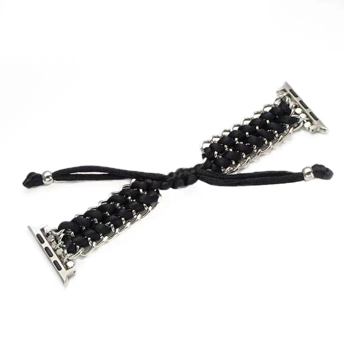 Pulseira de relógio de nylon com trama criativa e corrente de metal. Conforto e estilo se unem para um visual único e duradouro. — foto 19
