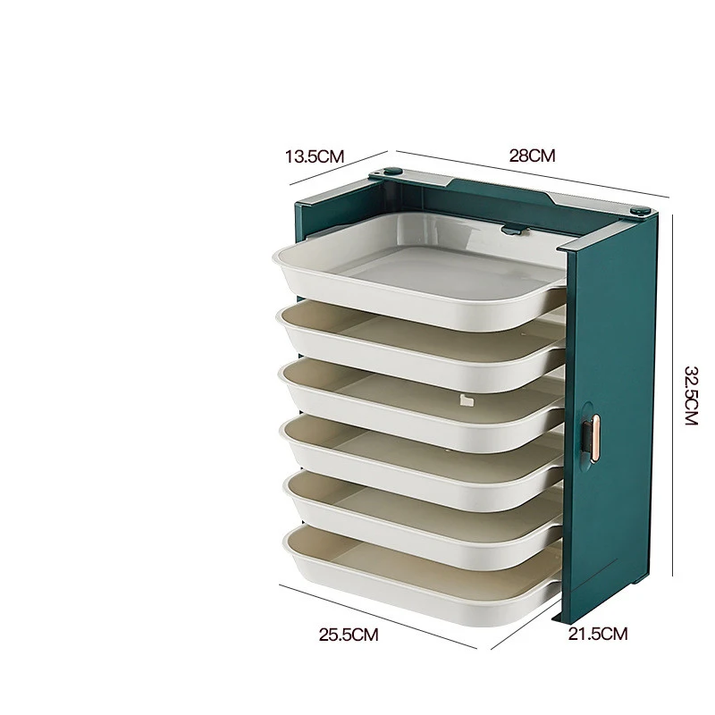 Title 7, Perforation-Free Multi-layer Kitchen Rack for S...