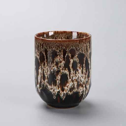Title 5, Large ceramic water cup, 200 ml, kiln-fired for...