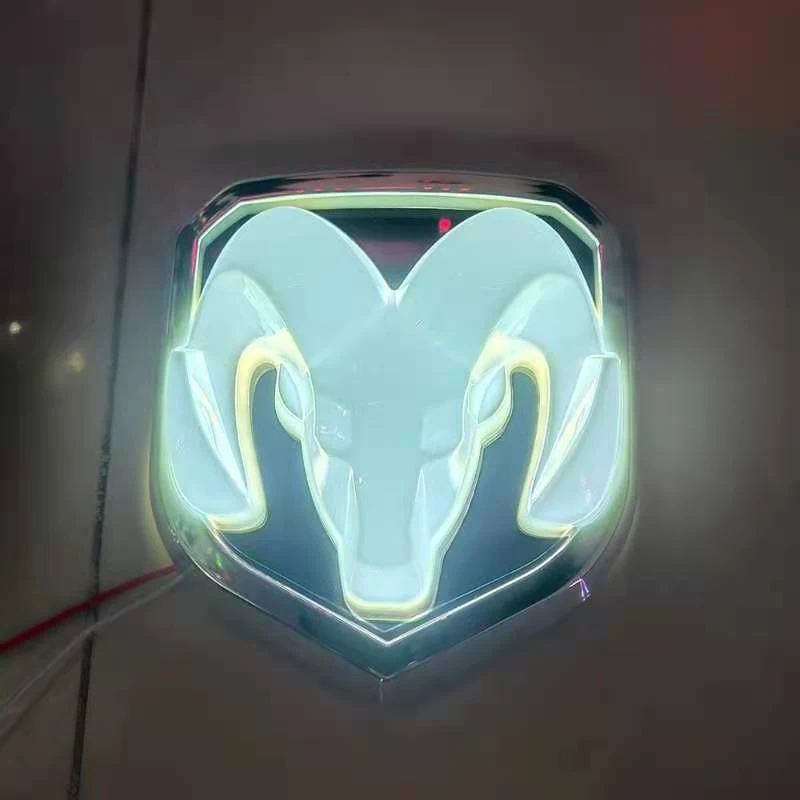 Title 4, LED Luminous With Light Modified RAM Tail Logo ...