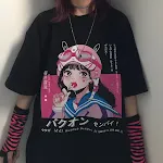 Camiseta feminina gótica punk street bad girl — foto 1