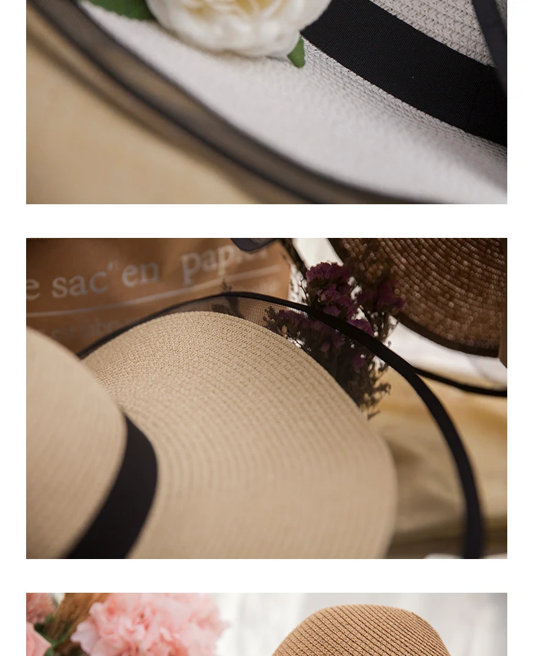 Title 10, Womens Summer Sunscreen Sunshade Big Straw Hat