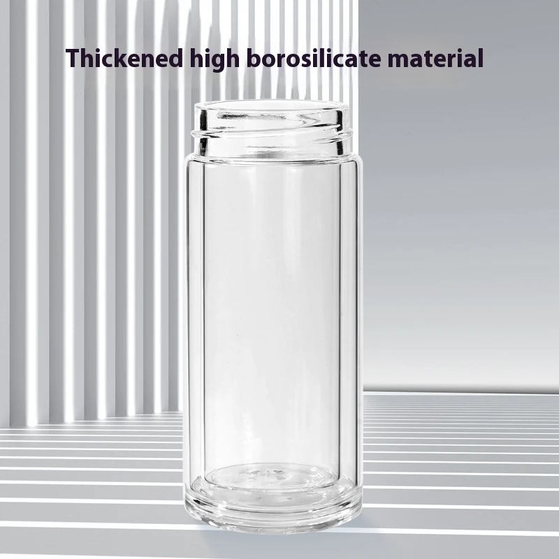 Double Layer Insulated Tea Water Separation Glass Cup Enjoy perfect tea, hotter for longer, with convenient water and te — photo 16